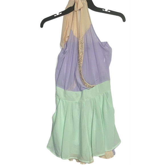 VERO MODA Halter Ruffle Romper Jumpsuit Sz S - Picture 9 of 9